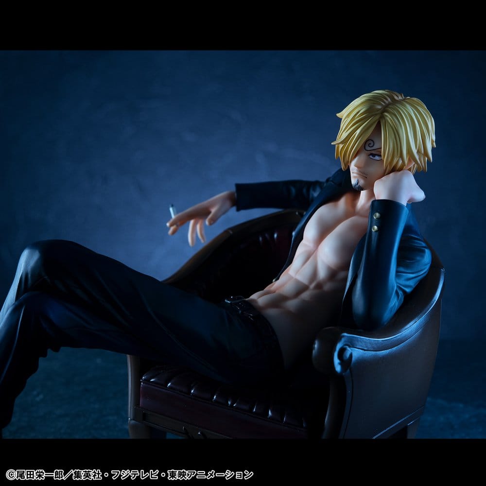 One Piece Portrait.Of.Pirates "S.O.C" PVC Figure Sanji Ver.R 14 cm