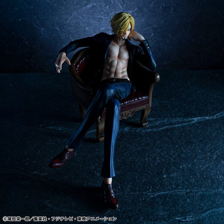 One Piece Portrait.Of.Pirates "S.O.C" PVC Figure Sanji Ver.R 14 cm