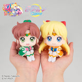 Sailor Moon: Eternal Sailor Jupiter & Eternal Sailor Venus 11cm Look Up PVC Statues