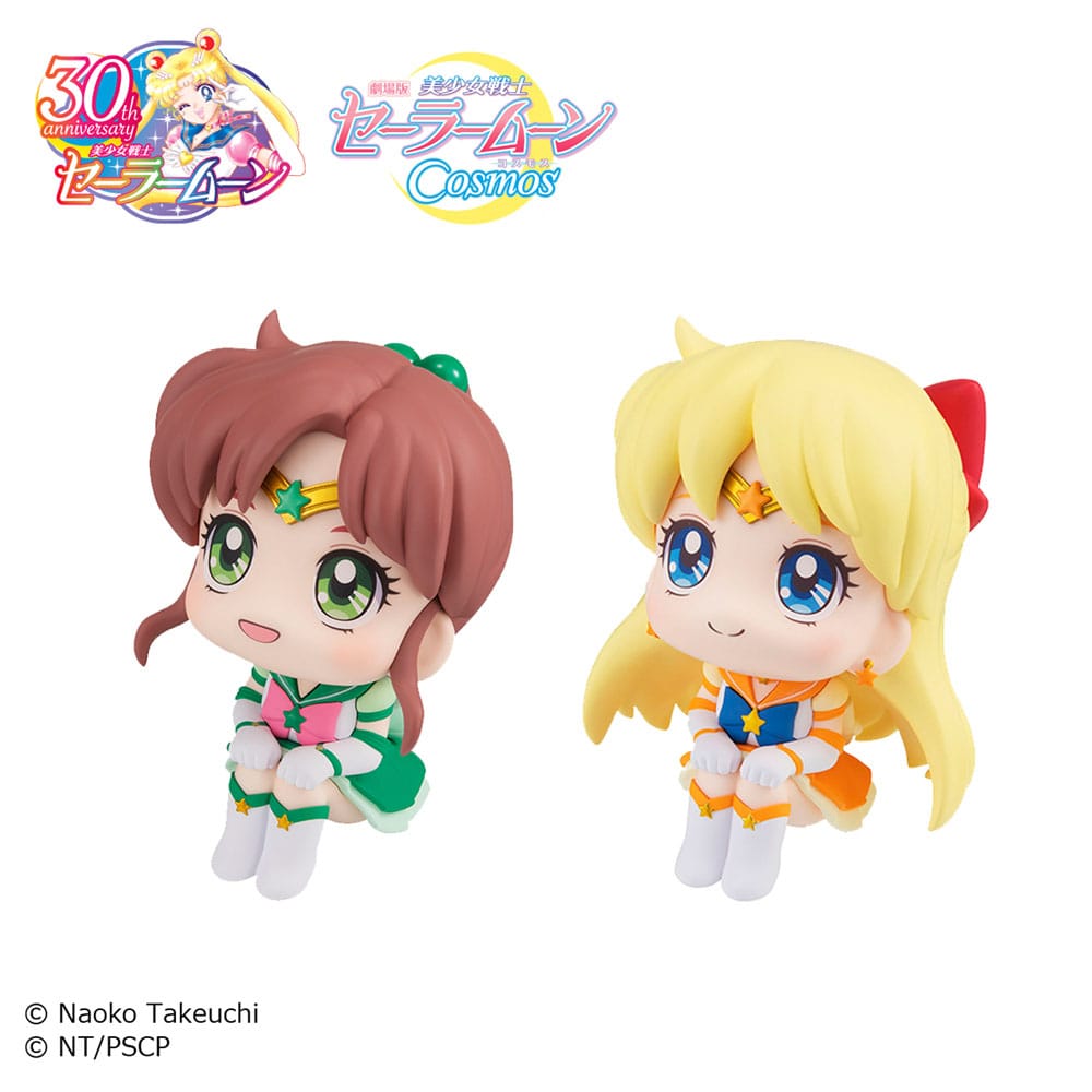 Sailor Moon: Eternal Sailor Jupiter & Eternal Sailor Venus 11cm Look Up PVC Statues
