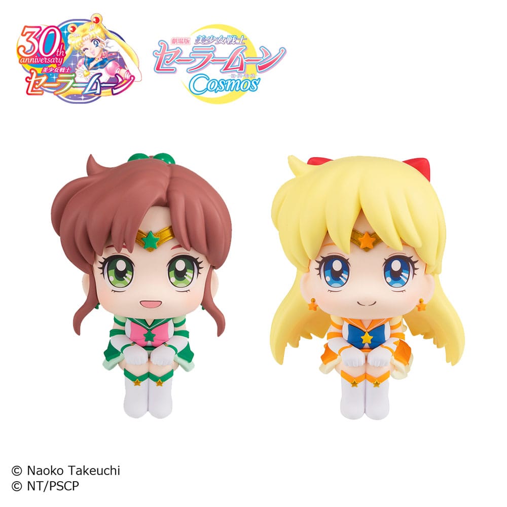 Sailor Moon: Eternal Sailor Jupiter & Eternal Sailor Venus 11cm Look Up PVC Statues