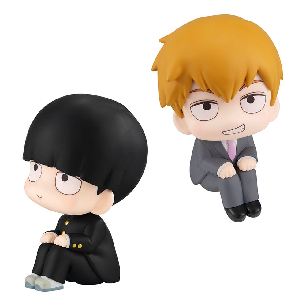 Mob Psycho 100: Shigeo Kageyama & Arataka Reigen (with Gift) 11cm Look Up PVC Statues