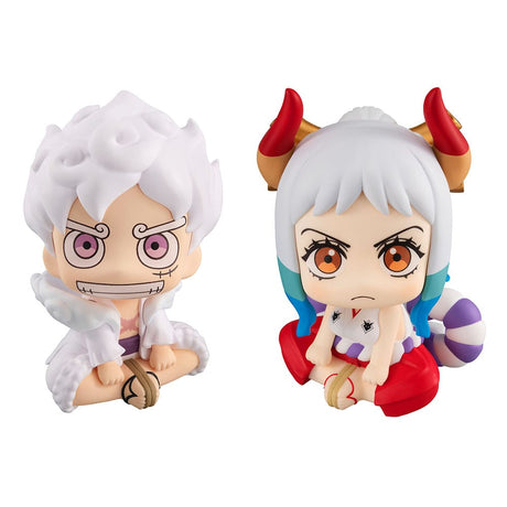 One Piece: Monkey D. Luffy Gear Fifth & Yamato (with Gift) 11cm Look Up PVC Statues