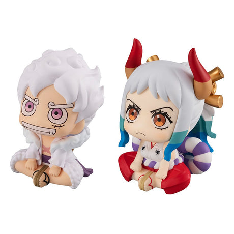 One Piece: Monkey D. Luffy Gear Fifth & Yamato (with Gift) 11cm Look Up PVC Statues