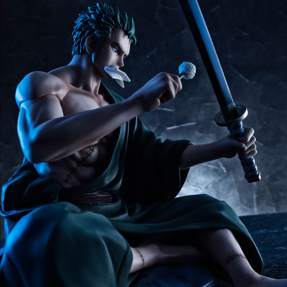 One Piece: Roronoa Zorro 13cm 1/8 Scale P.O.P. S.O.C. PVC Statue