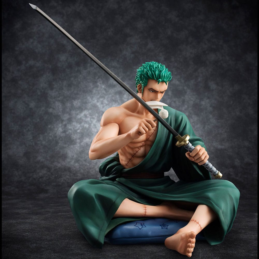 One Piece: Roronoa Zorro 13cm 1/8 Scale P.O.P. S.O.C. PVC Statue