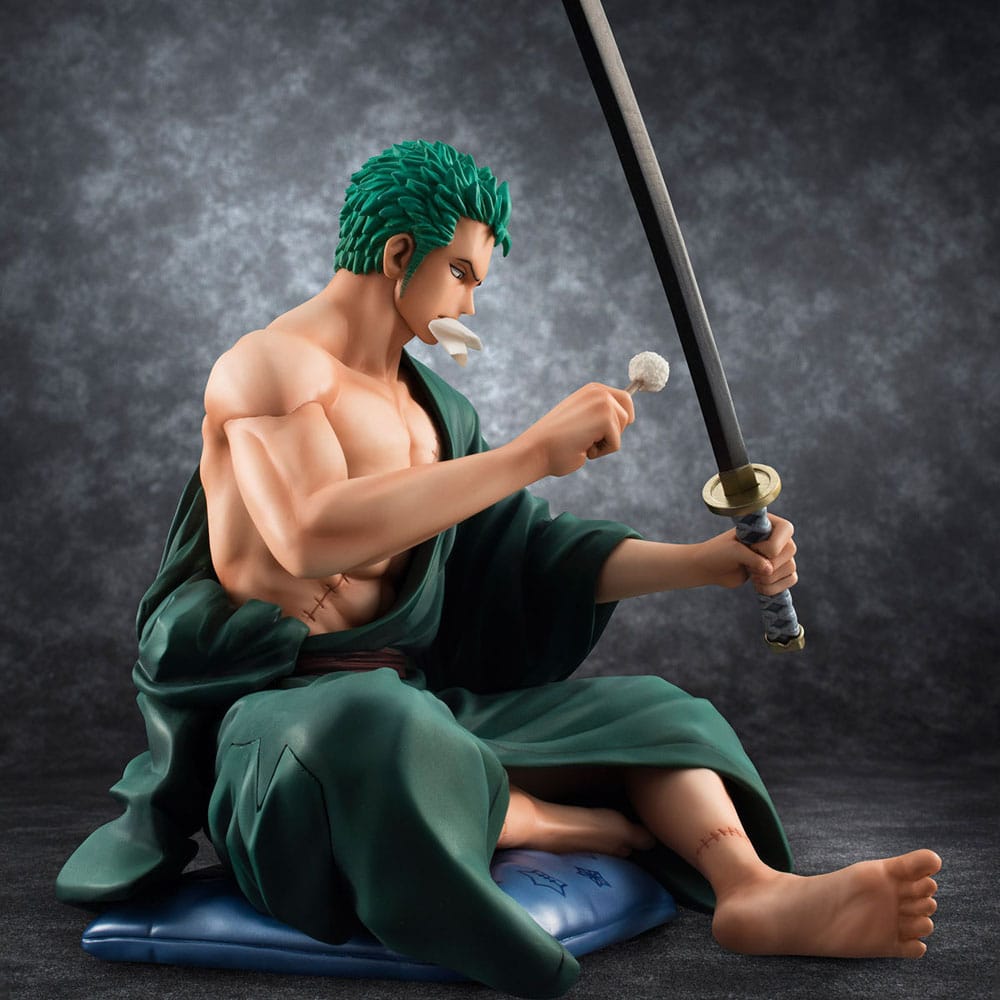 One Piece: Roronoa Zorro 13cm 1/8 Scale P.O.P. S.O.C. PVC Statue