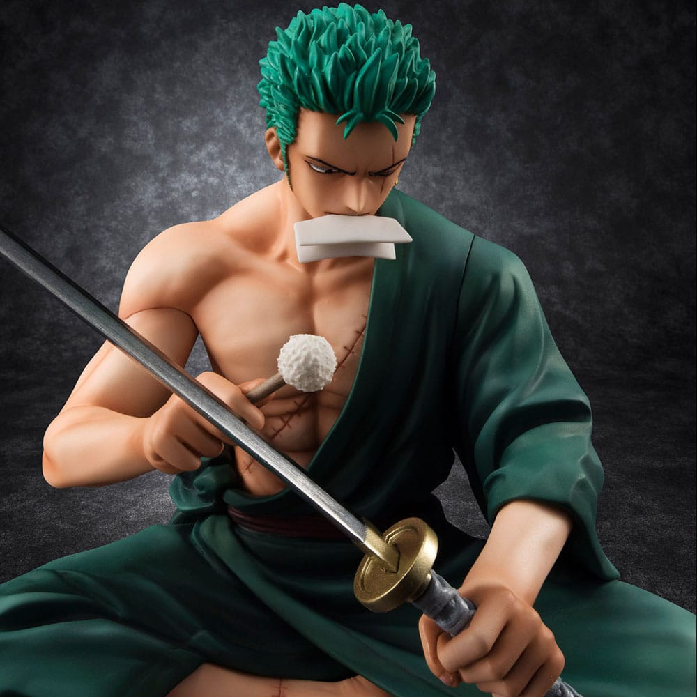 One Piece: Roronoa Zorro 13cm 1/8 Scale P.O.P. S.O.C. PVC Statue