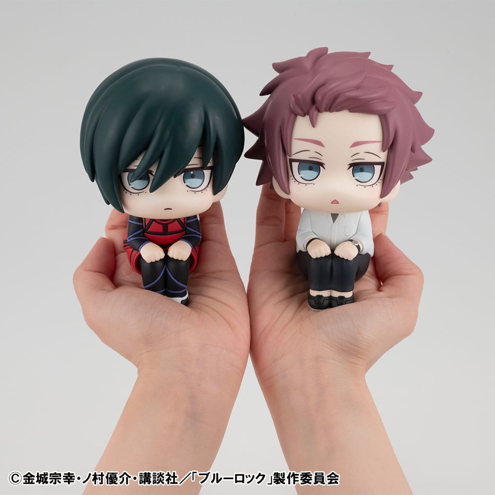 Blue Lock Look Up Rin Itoshi & Sae Itoshi 11 cm PVC Statue (with gift)