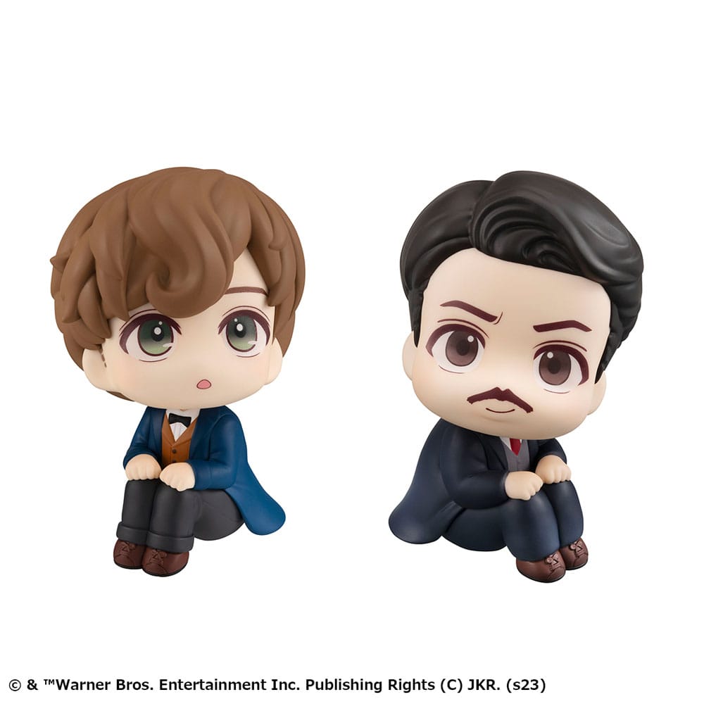 Fantastic Beasts Newt Scamander & Jacob Kowalski 11 cm (with gift) Look Up PVC Statue