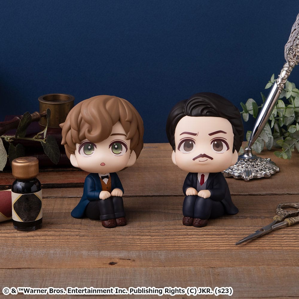 Fantastic Beasts Newt Scamander & Jacob Kowalski 11 cm (with gift) Look Up PVC Statue