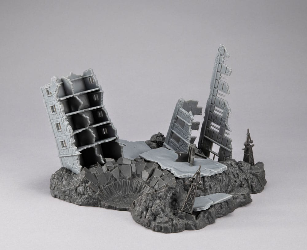 Mobile Suit Gundam GS02M The abandoned buildings in New York City Material Color Edition Realistic Model Series Diorama G Structure
