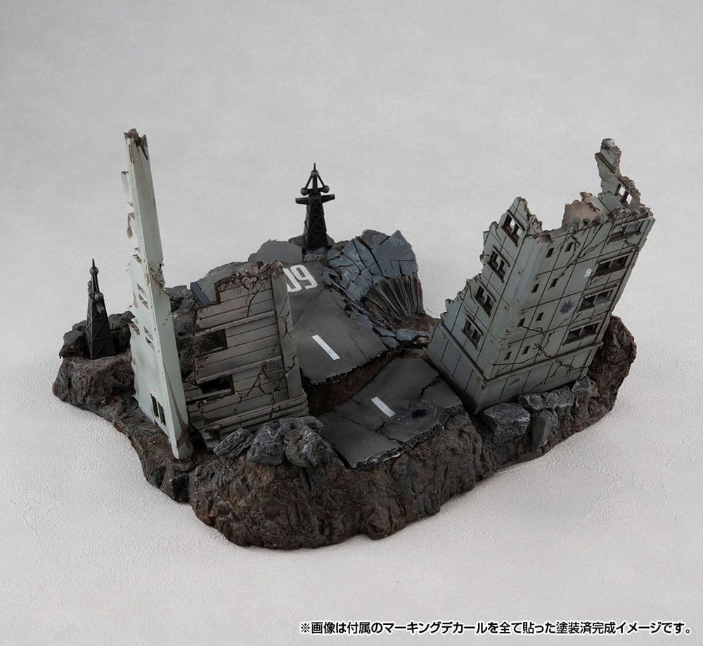 Mobile Suit Gundam GS02M The abandoned buildings in New York City Material Color Edition Realistic Model Series Diorama G Structure