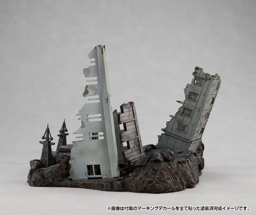 Mobile Suit Gundam GS02M The abandoned buildings in New York City Material Color Edition Realistic Model Series Diorama G Structure