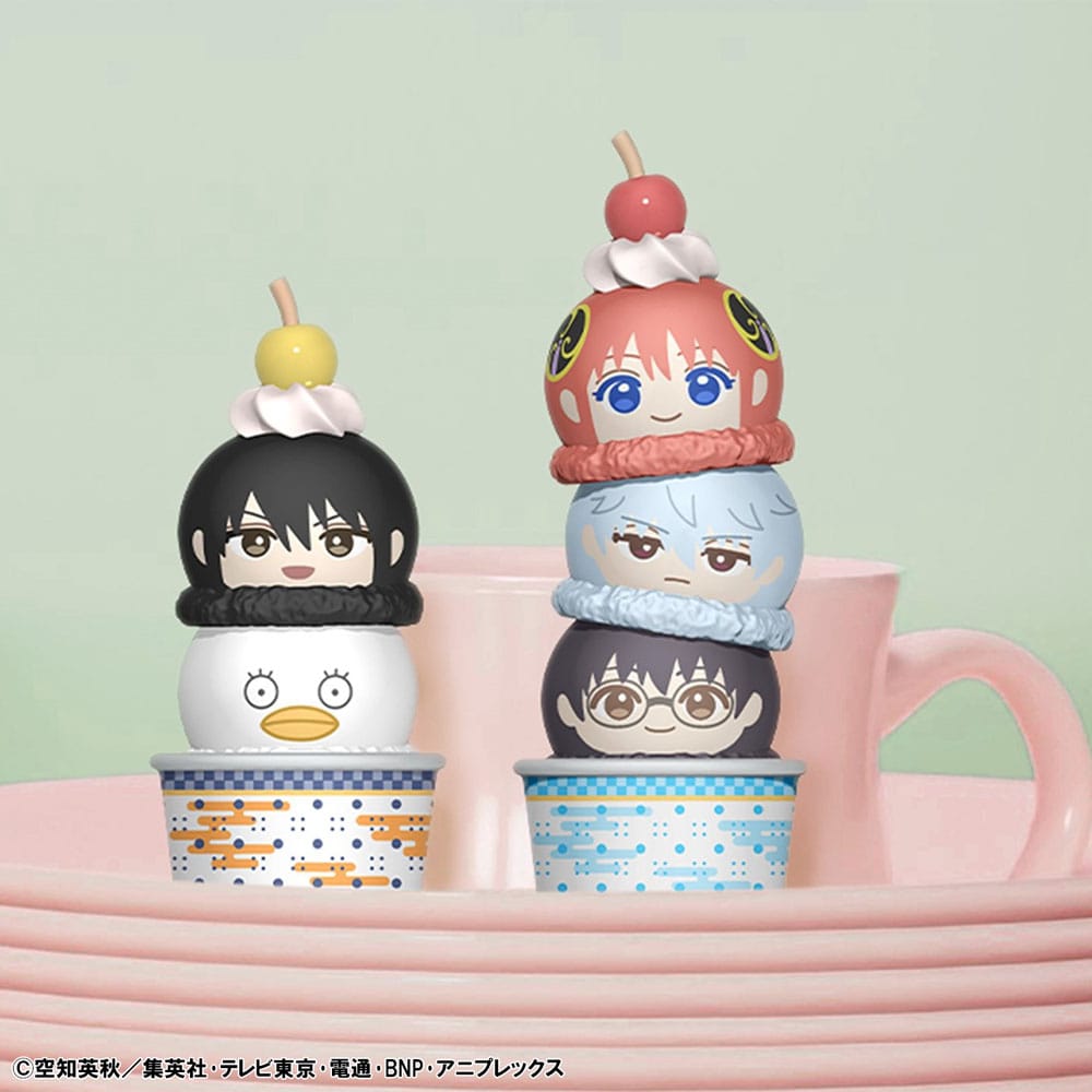 Gintama Tsumichen Stack up & Change 8 cm Trading Figure 6-Pack (with gift)