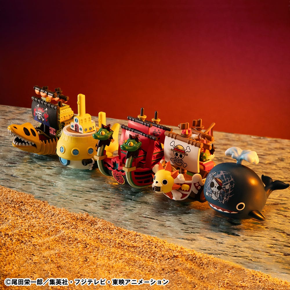 One Piece Yuracolle  Series Trading Figure Grand Line Vol. 2 6 cm Blind Box Assortment (6)