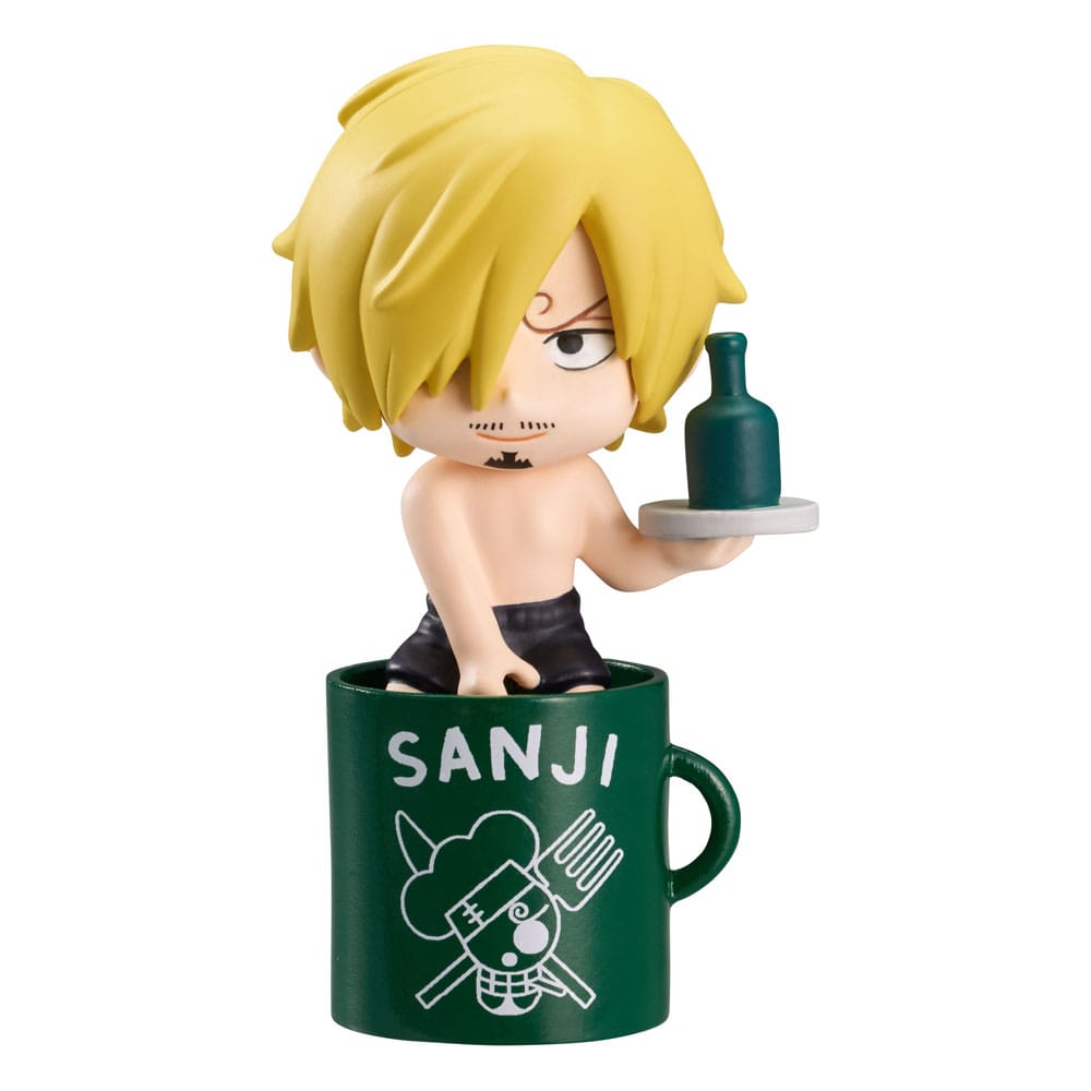 One Piece Ochatomo Series Trading Figure Pirates´ Vacance 4 cm Assortment (8)