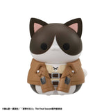 Attack on Titan Mega Cat Project Mini Figures Attack on Tinyan Gathering Scout Regiment danyan! 3 cm Blind Box Display (8) (Repeat)