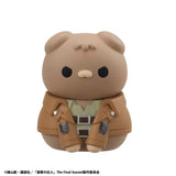 Attack on Titan Mega Cat Project Mini Figures Attack on Tinyan Gathering Scout Regiment danyan! 3 cm Blind Box Display (8) (Repeat)