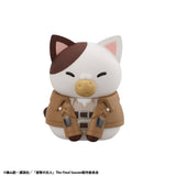Attack on Titan Mega Cat Project Mini Figures Attack on Tinyan Gathering Scout Regiment danyan! 3 cm Blind Box Display (8) (Repeat)