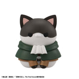Attack on Titan Mega Cat Project Mini Figures Attack on Tinyan Gathering Scout Regiment danyan! 3 cm Blind Box Display (8) (Repeat)