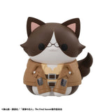 Attack on Titan Mega Cat Project Mini Figures Attack on Tinyan Gathering Scout Regiment danyan! 3 cm Blind Box Display (8) (Repeat)