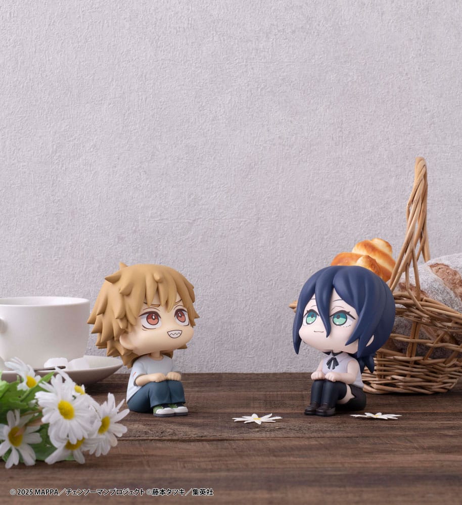 Chainsaw Man The Movie: Reze Arc Look Up PVC Statues Denji & Reze Set (with gift) 11 cm
