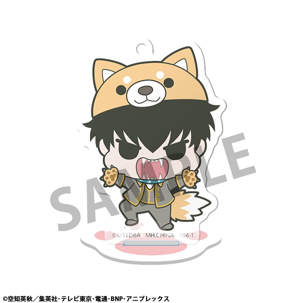 Gintama Acrylic Figure Prince Hata & Animal Paradise 6 cm Display (6)