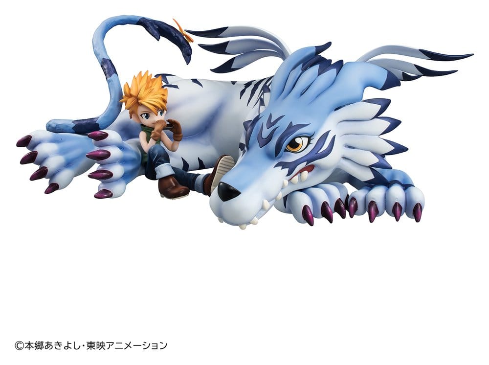 Digimon Adventure G.E.M. Series PVC Figure Garurumon & Ishida Yamato 25 cm (Repeat)