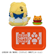 One Piece Mega Cat Project Mini Figures NyanPieceNyan! Diner! 3 cm Blind Box Display (6)