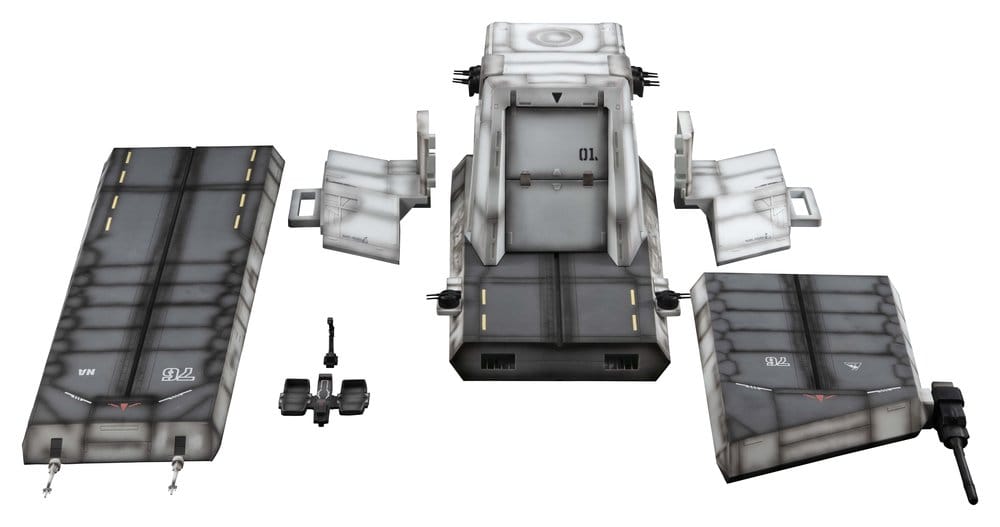Gundam Unicorn Realistic Model Series Diorama 1/144 Scale Nahel Argama Catapult Deck (UC ver.) 138 cm