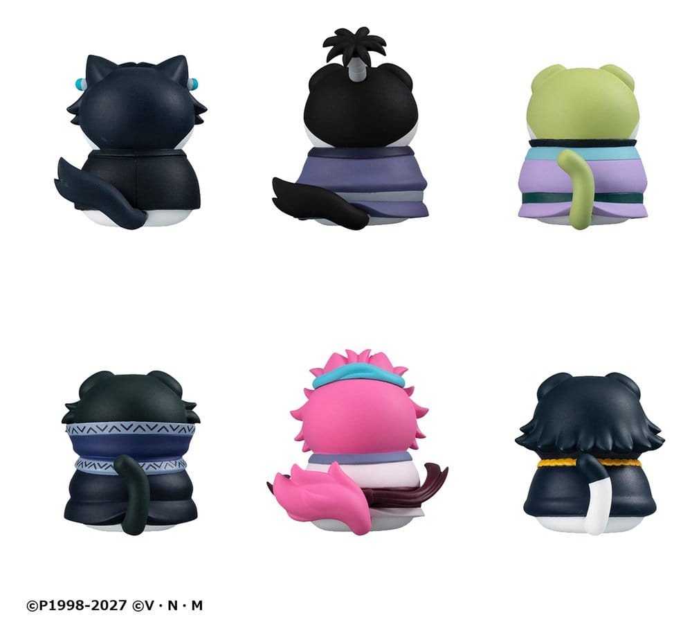 Hunter x Hunter Mega Cat Project Mini Figures Nyanter x Nyanter the Phantom Troupe x Cat 3 cm Blind Box Display (8)
