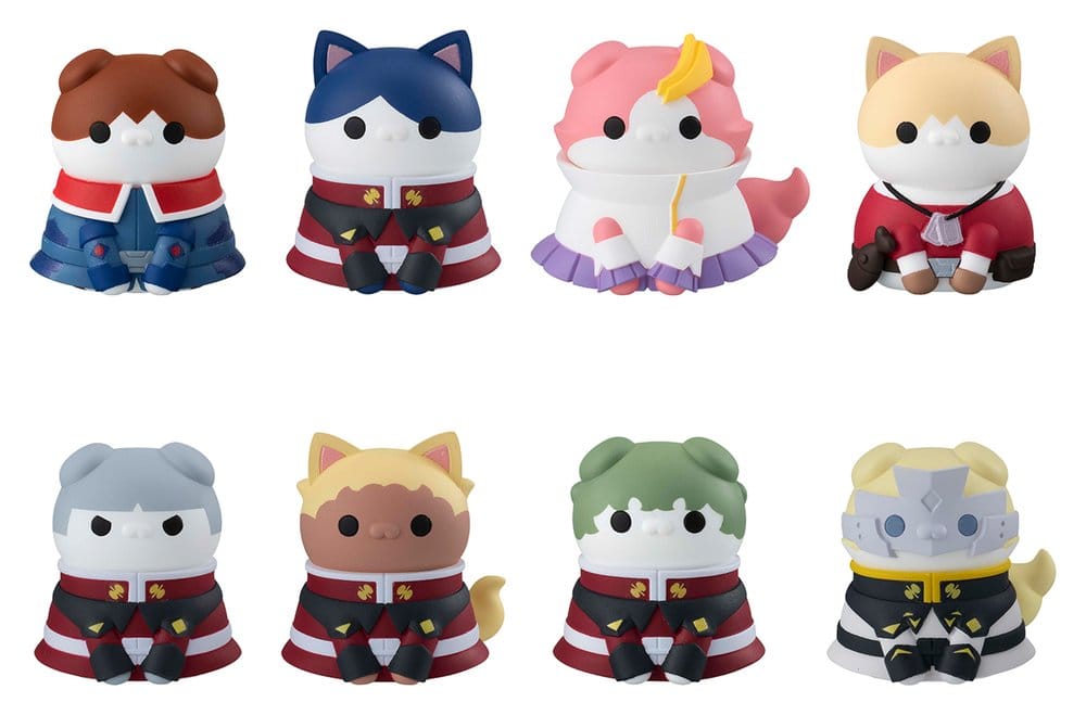 Mobile Suit Gundam SEED Mega Cat Project Mini Figures Nyandam SEED Cats in Disguise Blind Box Display (8)