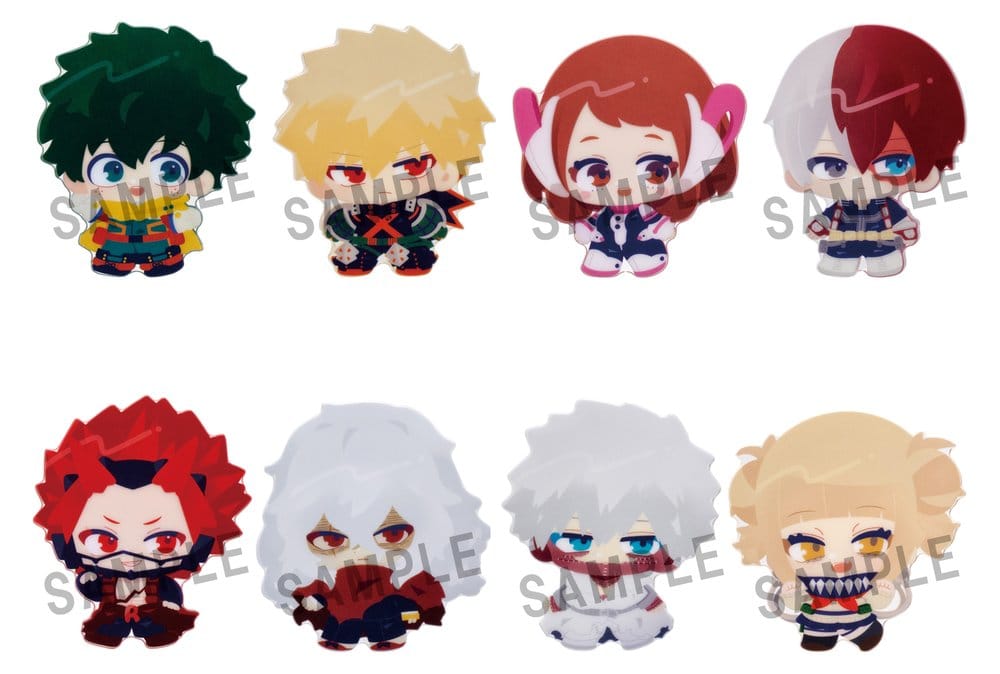My Hero Academia Karakoro Mini Figures Clear Candy Blind Box Assortment (8)
