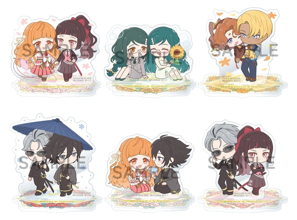 Agents of the Four Seasons Buddycolle Acrylic Stands Dance of Spring 6 cm Blind Box Display (6)