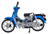 Honda Kaitanics Plastic Model Kit Super Cub 110 Glint Wave Blue Metalic
