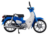 Honda Kaitanics Plastic Model Kit Super Cub 110 Glint Wave Blue Metalic