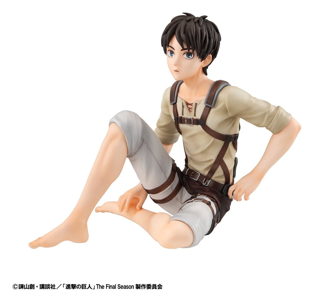 Attack on Titan G.E.M. Series PVC Figures 2-Pack Eren Yeager & Squad Captain Levi Palm Size