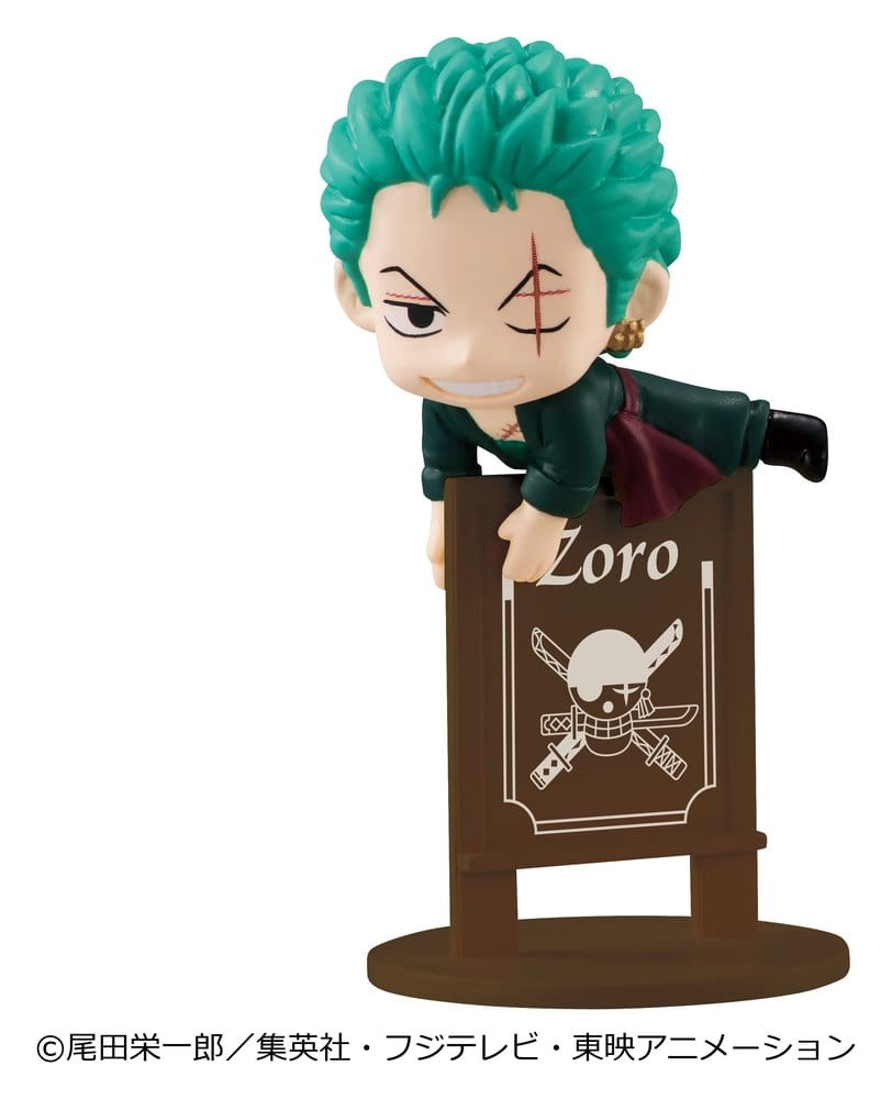 One Piece Ochatomo series Mini Figures Pirates Party 4 cm Blind Box Display (8) (Repeat)