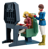 Mobile Suit Gundam G.M.G. Collection EX Diorama White Base Bridge Radio Operator Desk Set 10 cm (with gift)