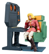 Mobile Suit Gundam G.M.G. Collection EX Diorama White Base Bridge Radio Operator Desk Set 10 cm (with gift)