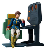 Mobile Suit Gundam G.M.G. Collection EX Diorama White Base Bridge Radio Operator Desk Set 10 cm (with gift)