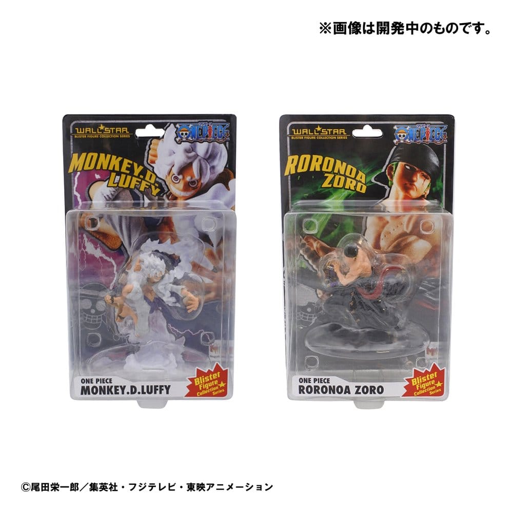 One Piece Wallstar PVC Figures 2-Pack Monkey D. Luffy Gear Fifth & Roronoa Zoro (with gift) 10 cm