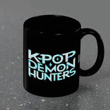 K-POP DEMON HUNTERS (K POP LOGO) BLACK POD MUG