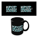 K-POP DEMON HUNTERS (K POP LOGO) BLACK POD MUG