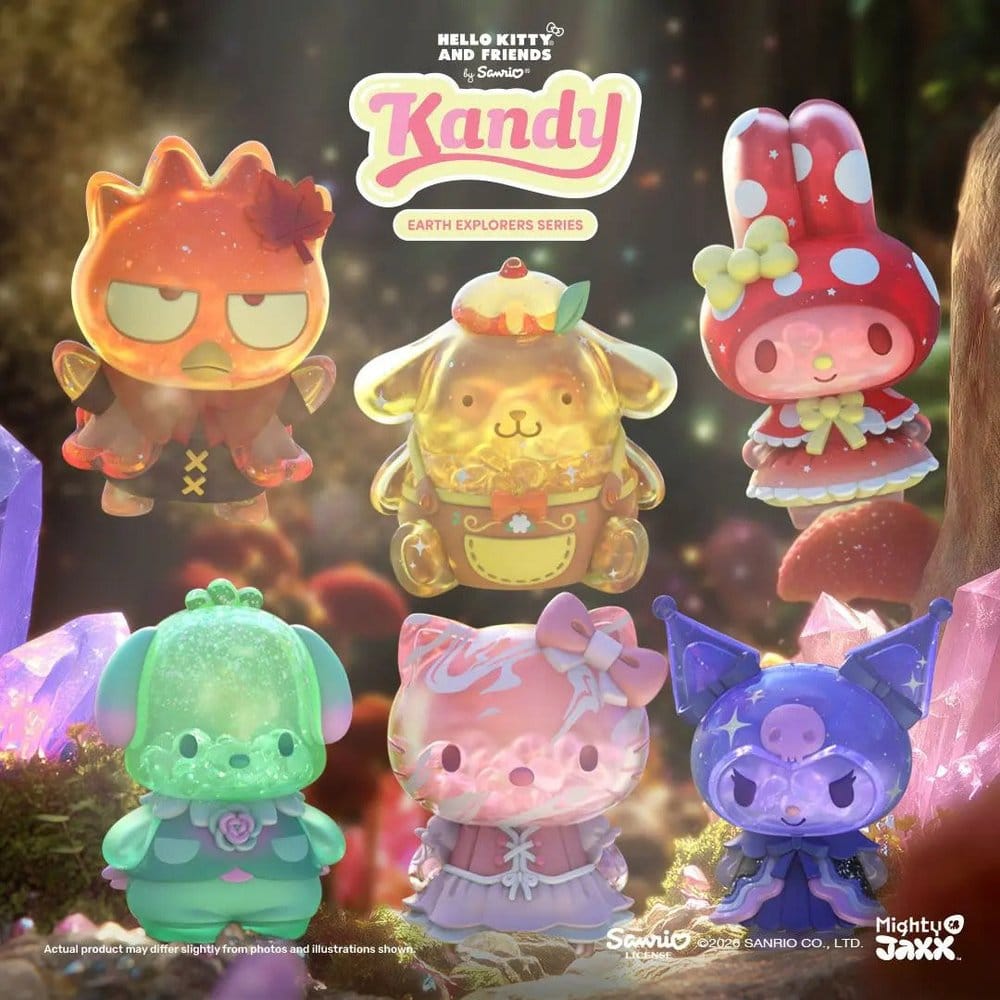 Sanrio Earth Explorer Series Kandy 4 inch Vinyl Figure Blind Box Display (6)