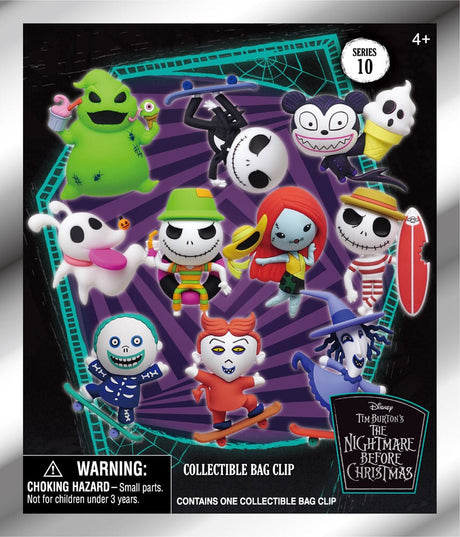 The Nightmare Before Christmas PVC Bag Clips Series 10 Display