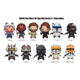 Star Wars Clone Wars 3D PVC Bag Clips  Series 4 Display (24)