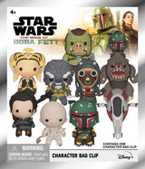Star Wars: The Book of Boba Fett 3D PVC Bag Clips Series 1 Display (24)