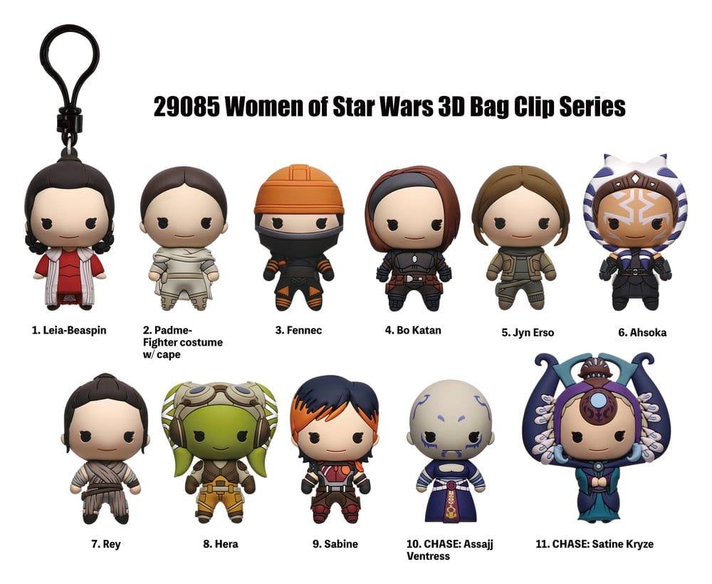 Woman of Star Wars 3D PVC Bag Clips Series Blind Bag Display (24)